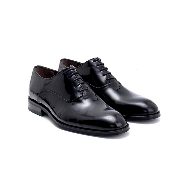 Black Men Patent Leather Classic Shoe