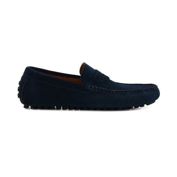 Luxe Navy Blue Loafer